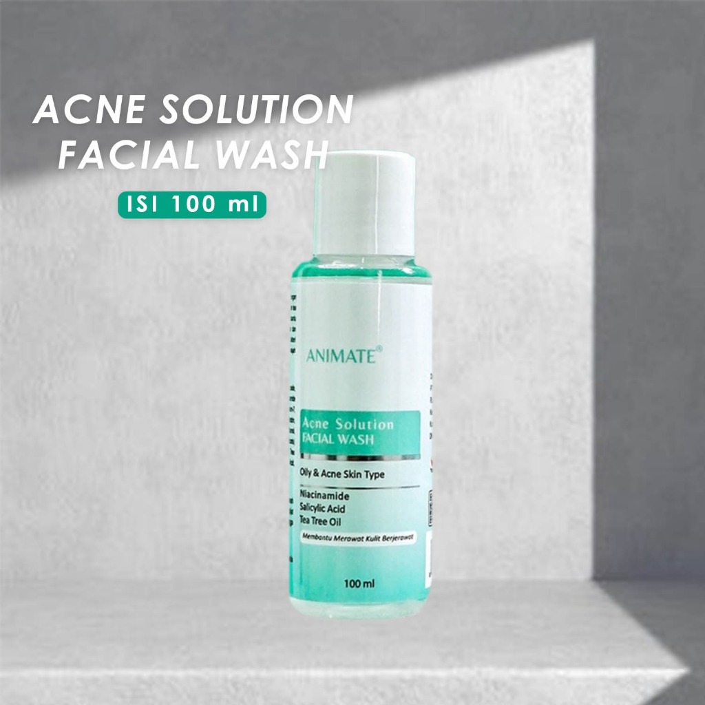 Animate Acne Solution Facial Wash 100Ml